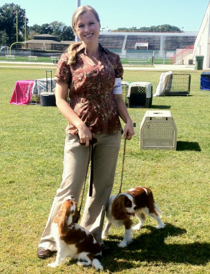 (Me) Heather Borton at the New Hanover Kennel Club dog show 2012 with Melody at Crush. The Hanover Kennel Club has provided dog lovers around the Cape Fear Coast friendly competition and fellowship for around 72 years.  The club also promotes the promotion of purebred dogs.  The club works very hard to put together an annual dog show that relaxed, ejoyable and is in true Southern Style.  